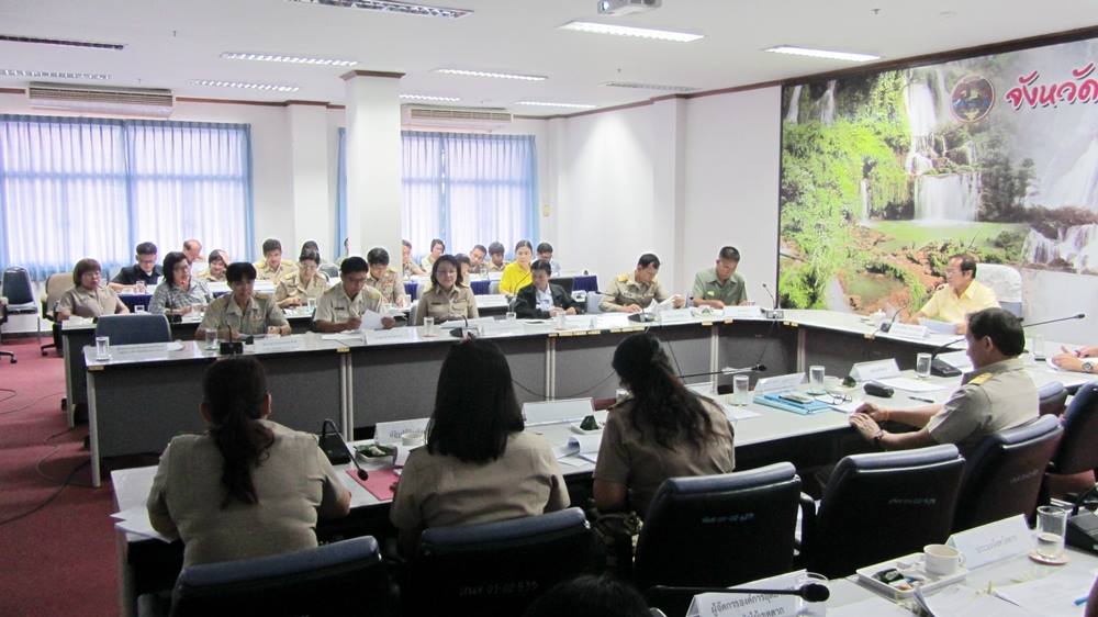 การประชุมคณะทำงานประสานการดำเนินโครงการอนุรักษ์พันธุกรรมพืชอันเนื่องมาจากพระราชดำริฯ จังหวัดตาก