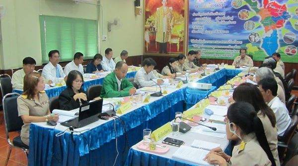 การประชุมคณะอนุกรรมการพัฒนาการเกษตรและสหกรณ์ของจังหวัดตาก ครั้งที่ 5/2559