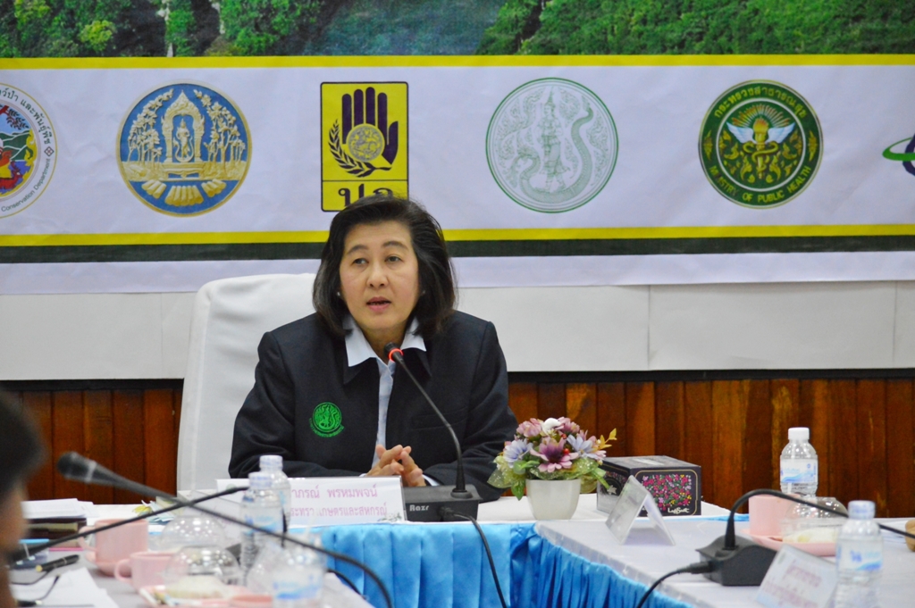 การประชุมการตรวจราชการของ ผู้ตรวจราชการกระทรวงเกษตรและสหกรณ์ (นางสาววราภรณ์ พรหมพจน์)