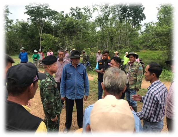 ลงพื้นที่ศึกษาพื้นที่ต้นน้ำคลองแม่ระกา (ห้วยผาลาด) และอ่างกักเก็บน้ำสาธารณะประโยชน์