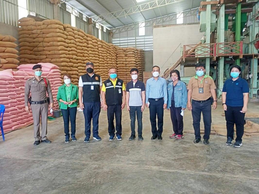 การตรวจสอบสต็อกข้าวตามโครงการชดเชยดอกเบี้ยให้ผู้ประกอบการค้าข้าวในการเก็บสต็อก ปี 2564/65 ครั้งที่ 5 ประจำเดือนมีนาคม 2565