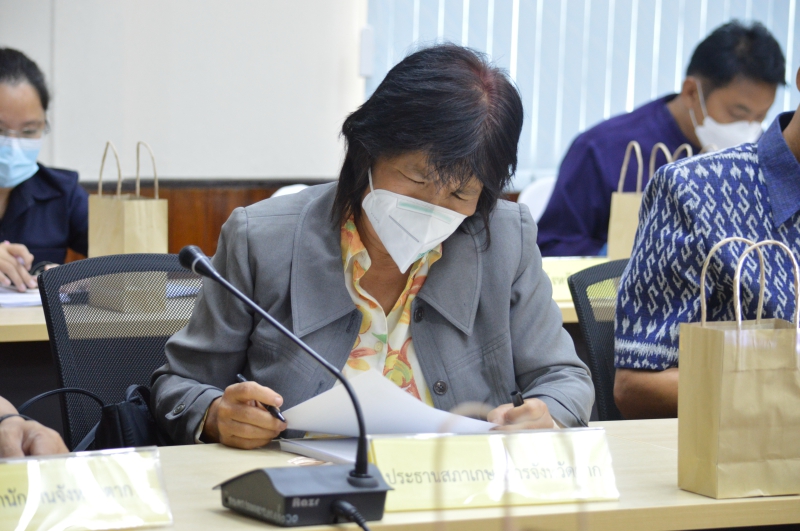 การประชุมคณะอนุกรรมการพัฒนาการเกษตรและสหกรณ์จังหวัดตาก (อ.พ.ก.) ครั้งที่ 2/2565