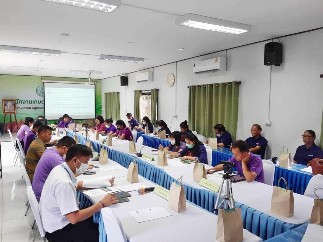การประชุมความก้าวหน้าในการติดตาม ตรวจสอบและยืนยันความถูกต้องของข้อมูลที่ได้จากการดำเนินงานโครงการสำมะโนการเกษตร พ.ศ. 2566