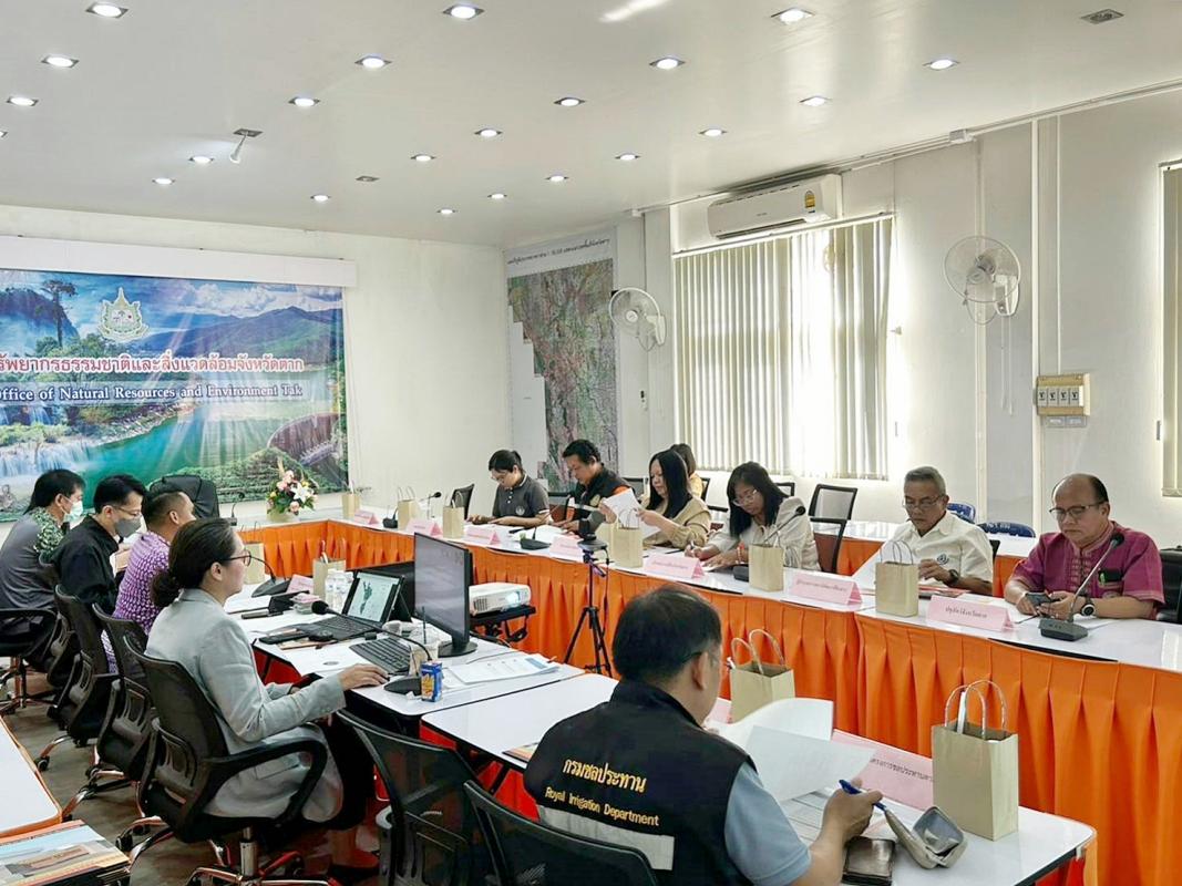 การประชุมกลุ่มย่อย (Focus Group) เพื่อจัดทำแผนปฏิบัติการเพื่อรองรับการเปลี่ยนแปลงสภาพภูมิอากาศของจังหวัดตาก