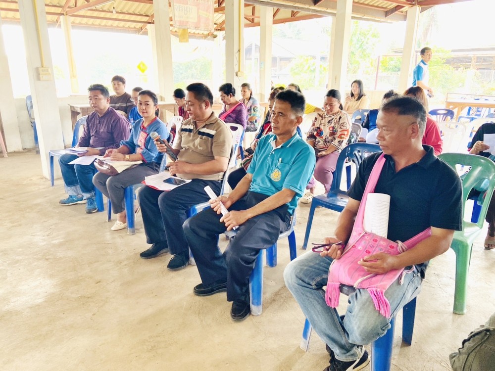 การประชุมจัดทำแผนพัฒนาการเกษตรระดับหมู่บ้าน หมู่ที่ 1 บ้านหนองหลวง ต.หนองหลวง อ.อุ้มผาง จ.ตาก