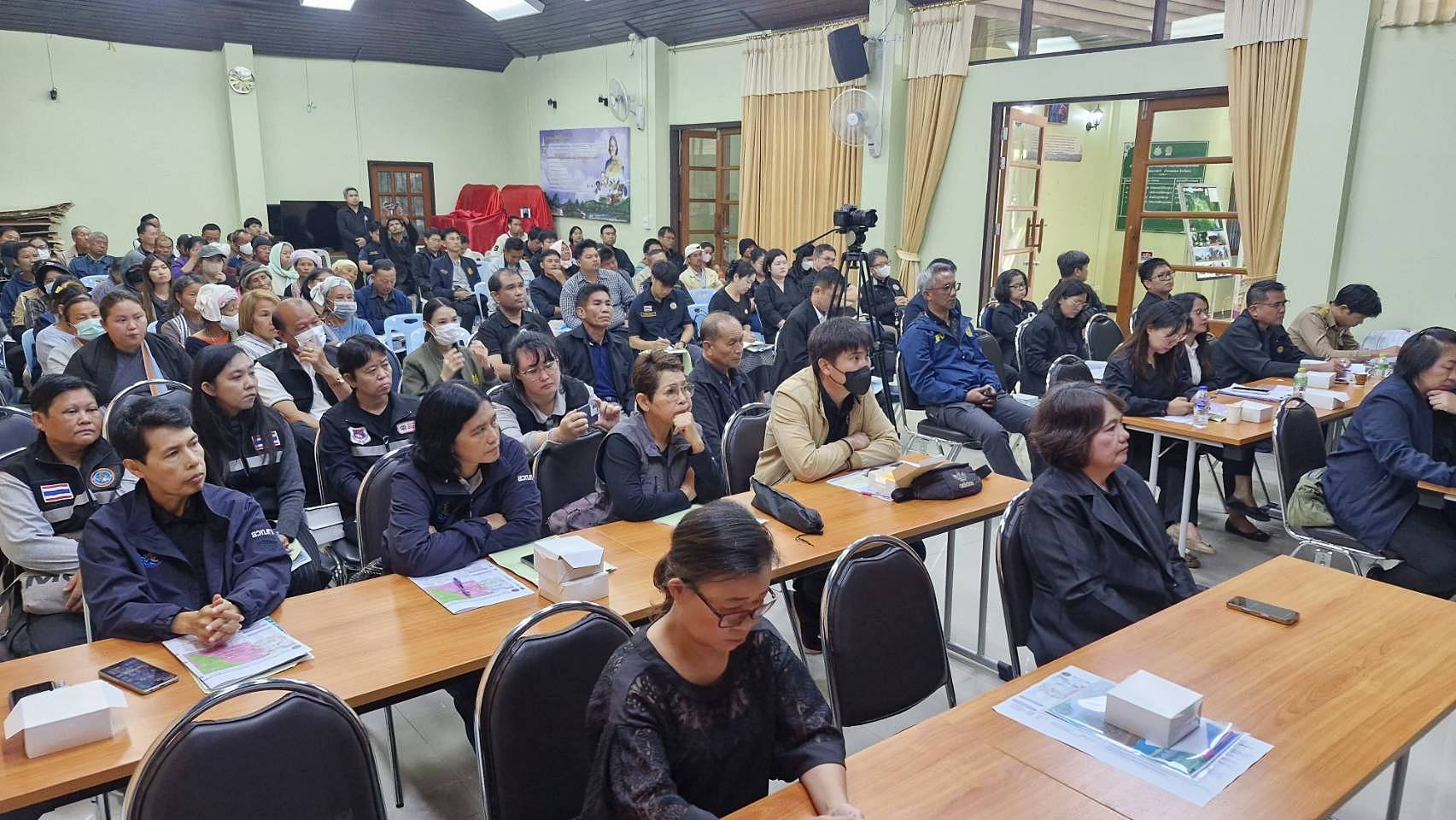 การประชุมรับฟังความคิดเห็นของประชาชน ครั้งที่ 2 (ปัจฉิมนิเทศโครงการ) โครงการศึกษาความเหมาะสมและผลกระทบสิ่งแวดล้อมเบื้องต้น อ่างเก็บน้ำห้วยแม่ตาวขนาดกลาง จังหวัดตาก